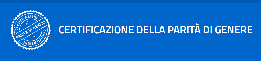 logo e scritta certificazione parita di genere logo e scritta certificazione parita di genere