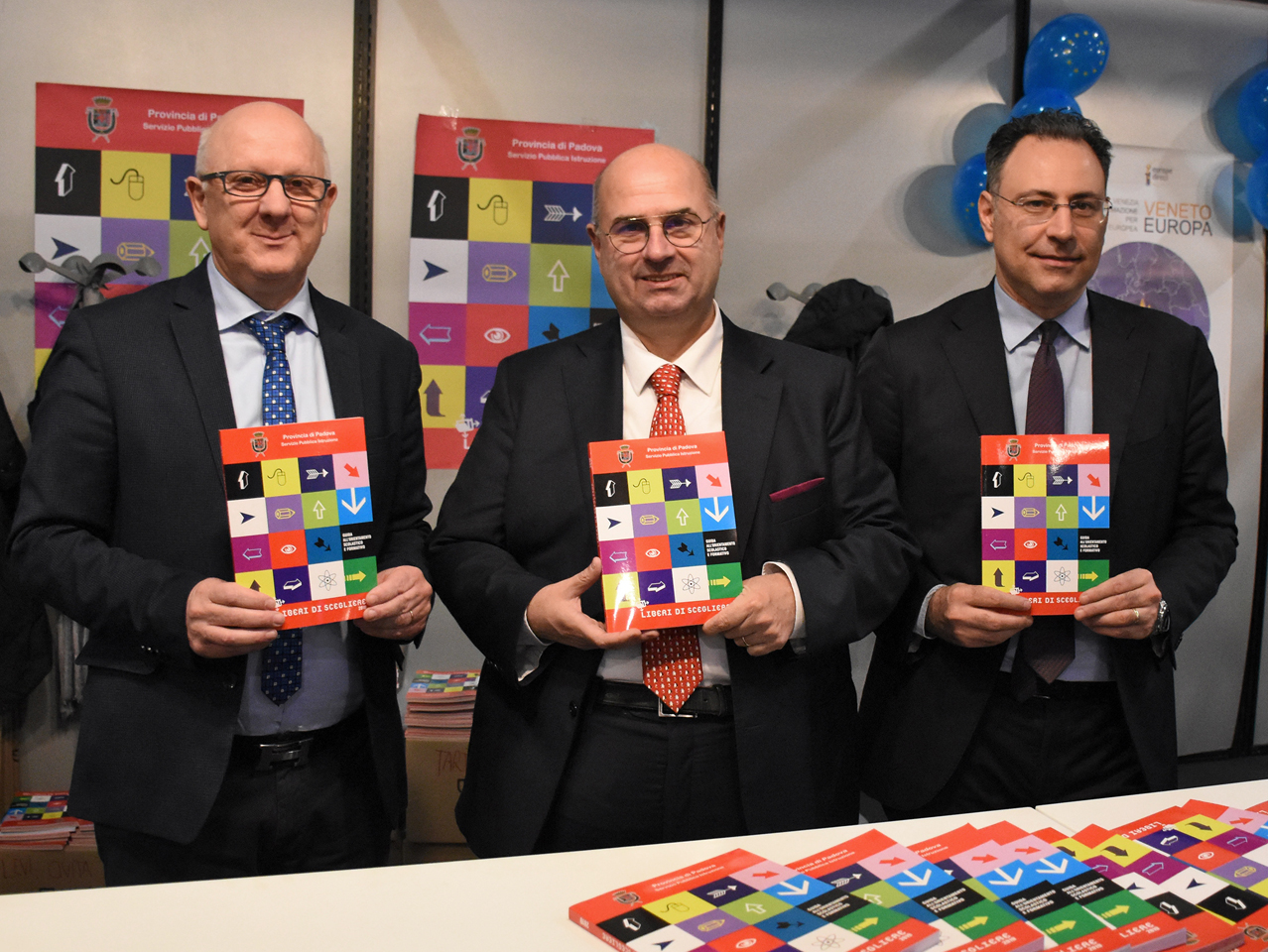 Fabio Bui, Luigi Bisato, Stefano Bernardoni Foto dei partecipanti all'incontro