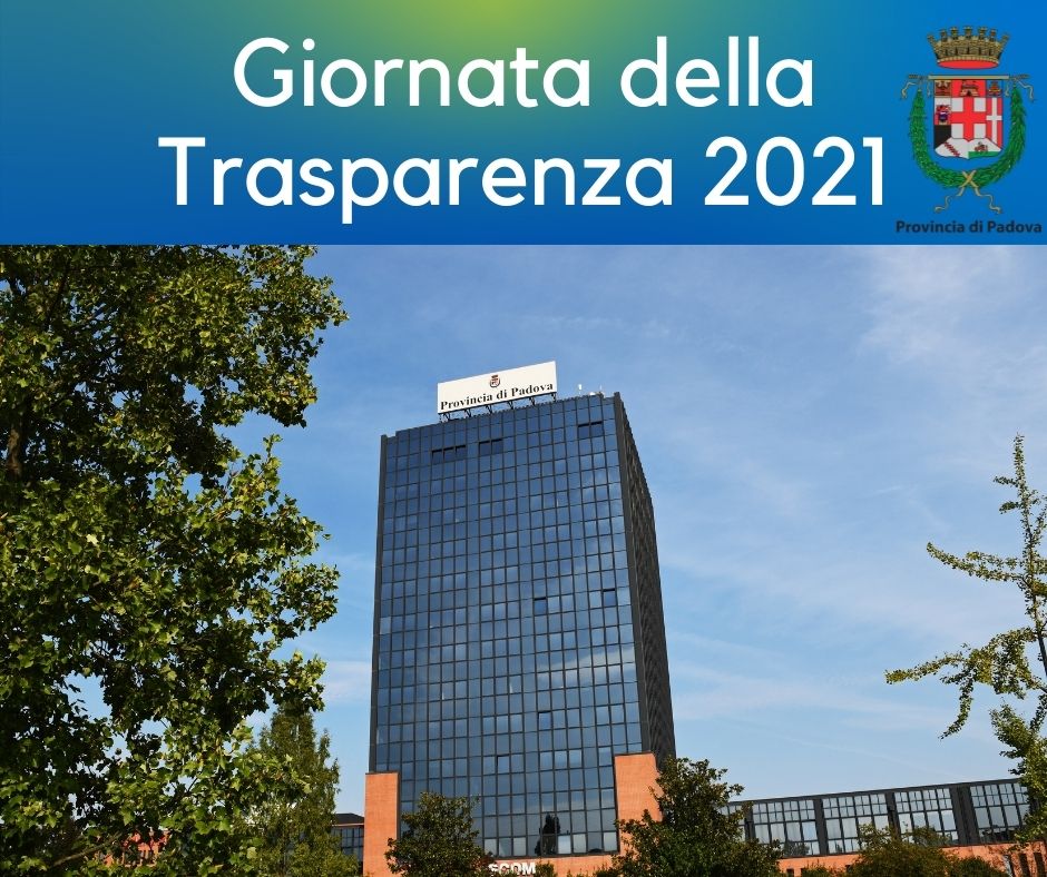 torre della provincia e scritta Giornata della Trasparenza 2021 torre della provincia e scritta Giornata della Trasparenza 2021