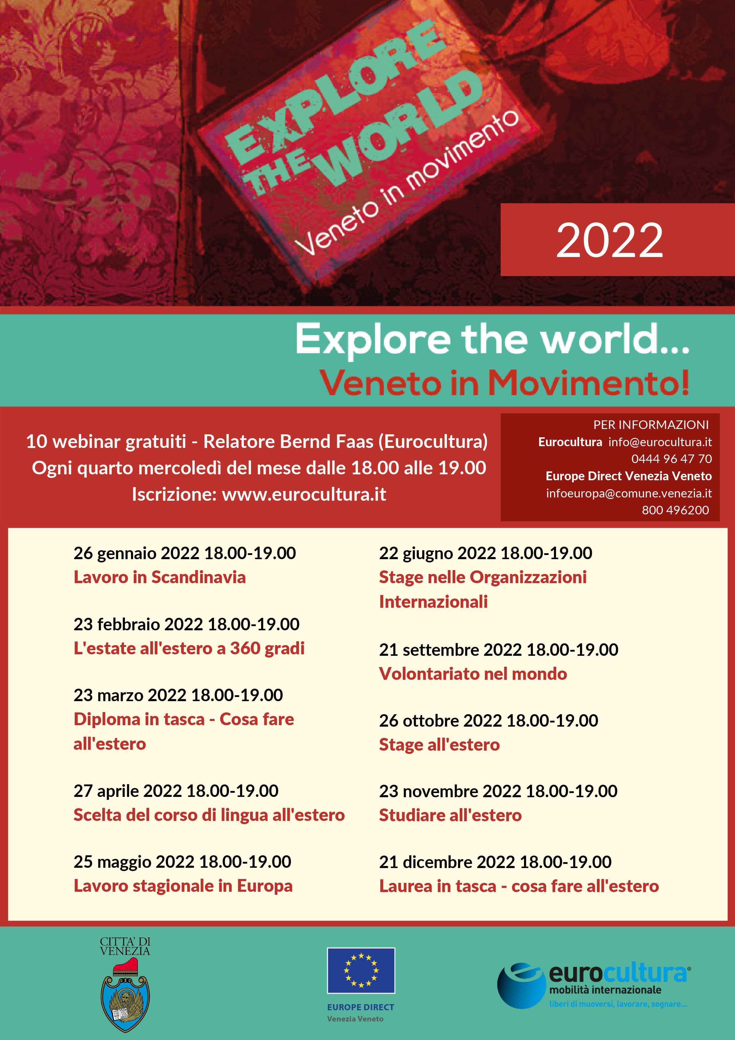 locandina explore the world locandina explore the world