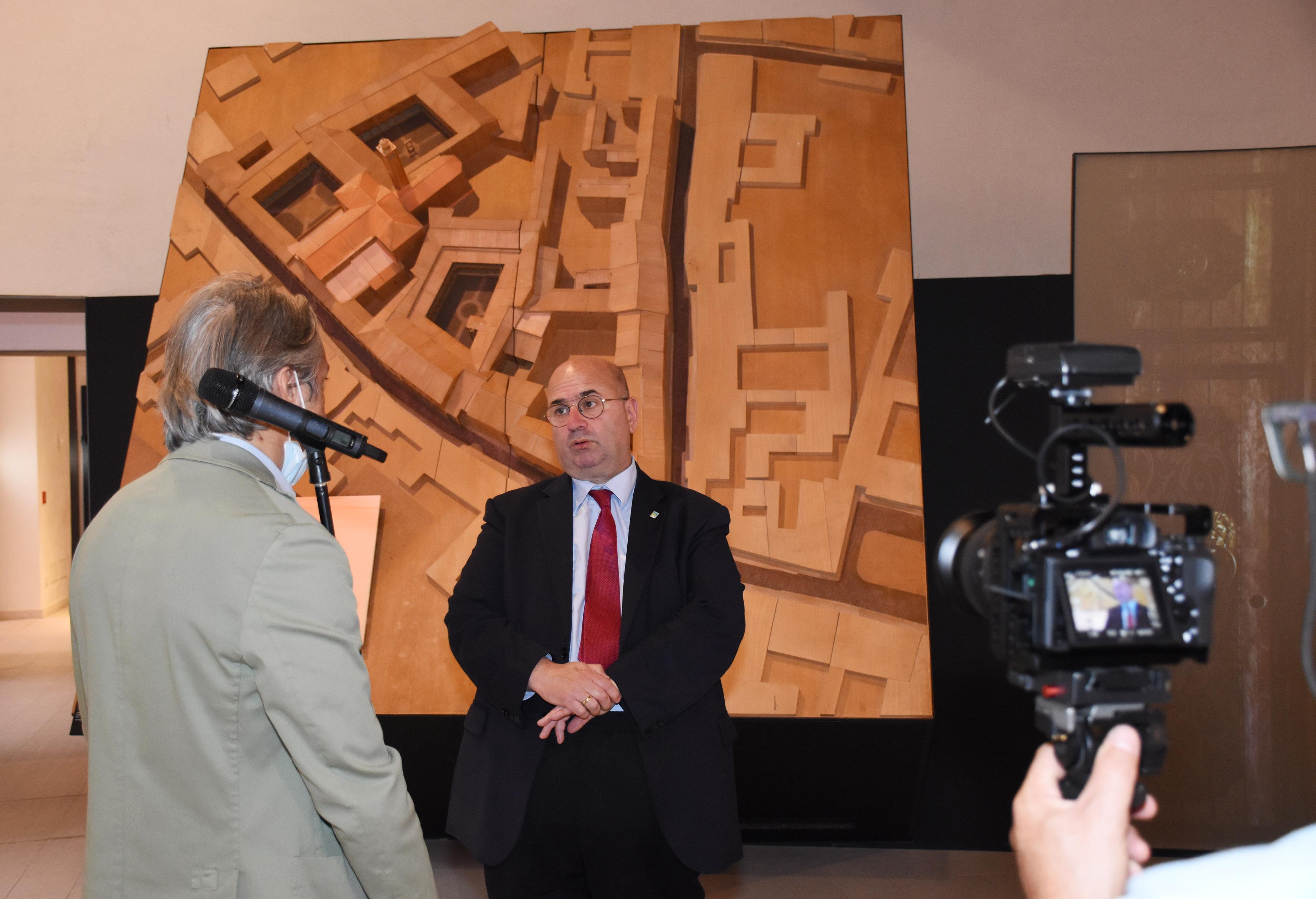 Intervista del presidente della Provincia di Padova Fabio Bui al Musme Intervista del presidente della Provincia di Padova Fabio Bui al Musme
