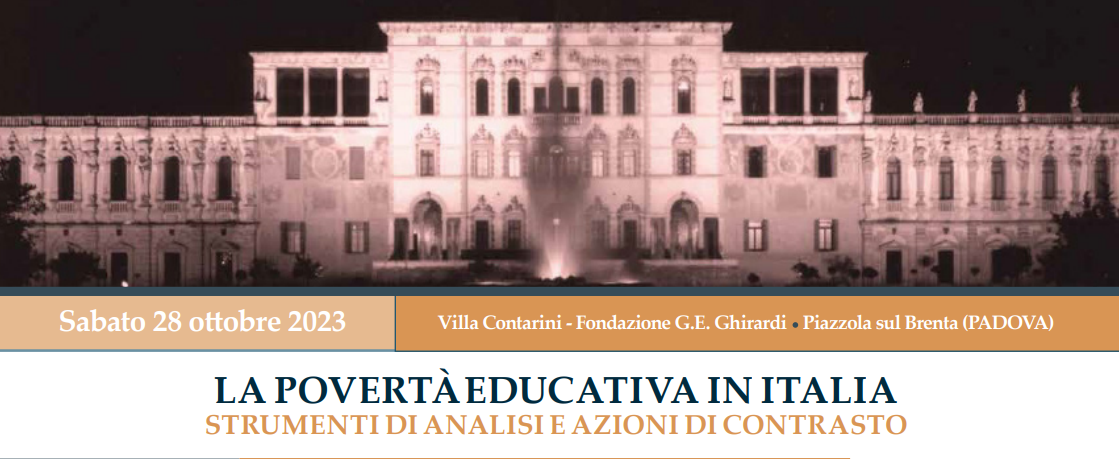 titolo convegno e villa contarini in notturna