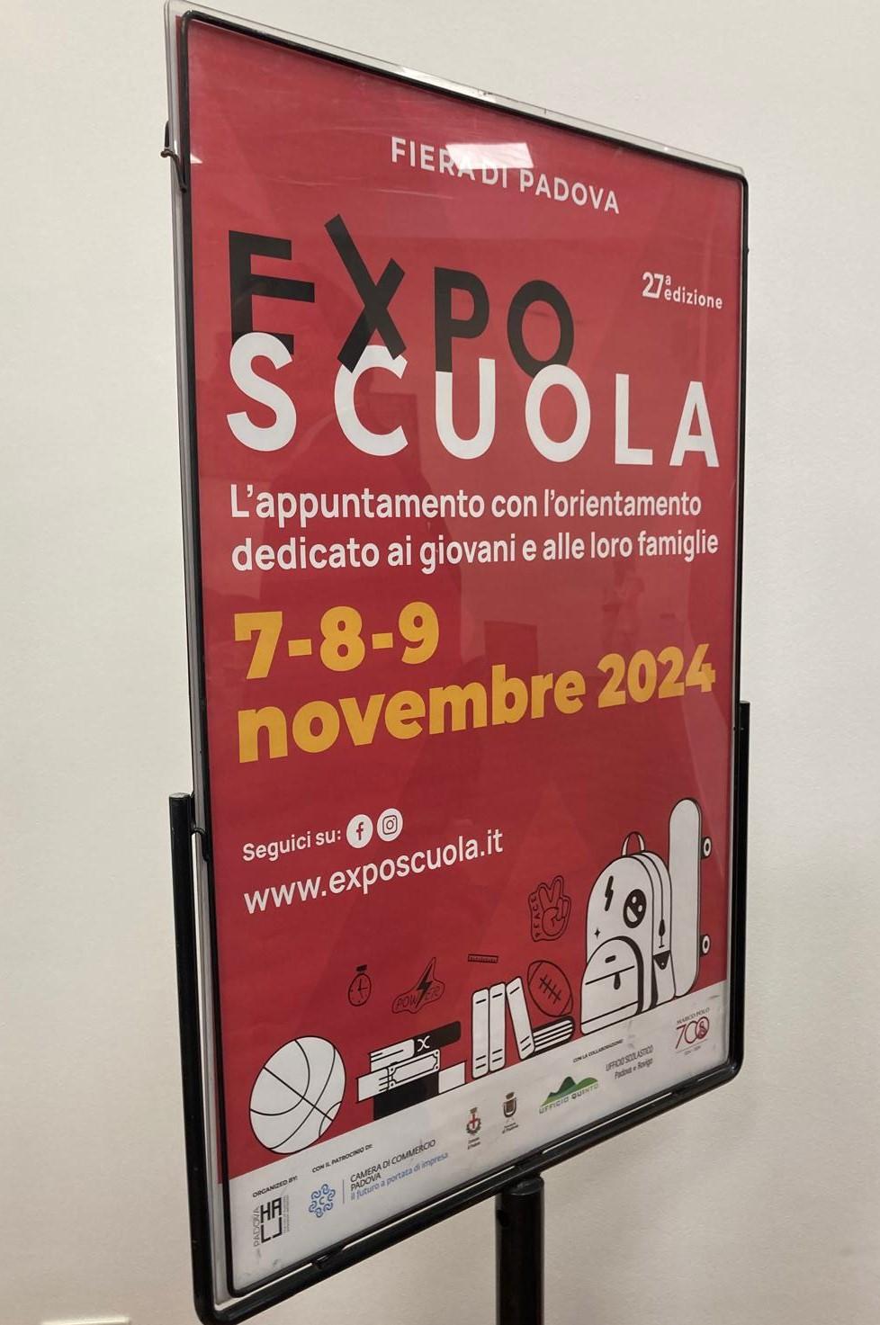 La locandina di Expo Scuola 2024