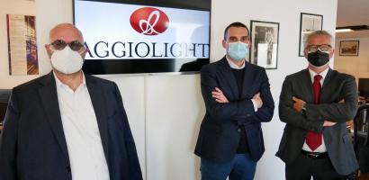 Il presidente Bui in visita alla Aggio Group di Piombino Dese