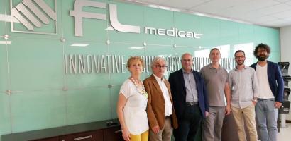 Il presidente Bui in visita alla Fl Medical di Torreglia