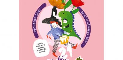 bimbi in fiore