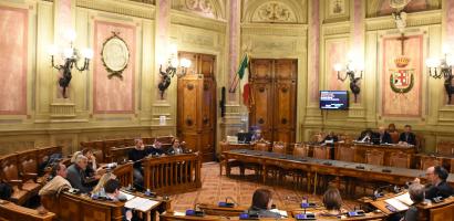 Foto della Sala Consiliare della Provincia di Padova