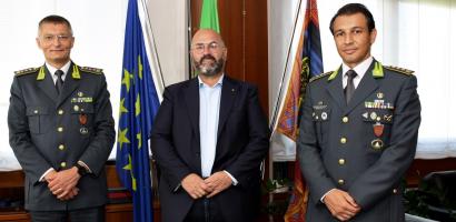 presidente provincia di padova e comandanti guardia di finanza