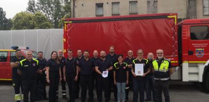 Vigili del fuoco Baviera ospiti Protezione civile Padova