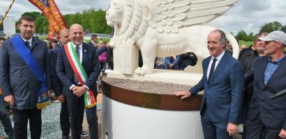 Inaugurazione Leone di San Marco - Santa Giustina in Colle