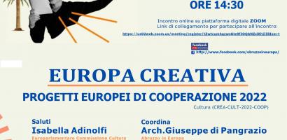 locandina infoday europa creativa locandina infoday europa creativa