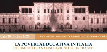 titolo convegno e villa contarini in notturna