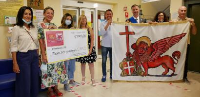 Donati tremila euro all’associazione Team for children