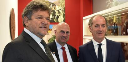 Il presidente Bui in visita alle aziende padovane presenti al VINITALY