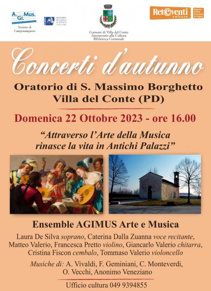 titolo e img di dipinto con musici e foto oratorio
